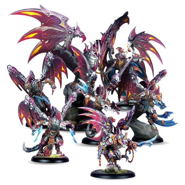 Набор миниатюр SFG Warmachine: Khymaera Shard Nocturnes Command Starter HIPS (SFIK-KMR329)