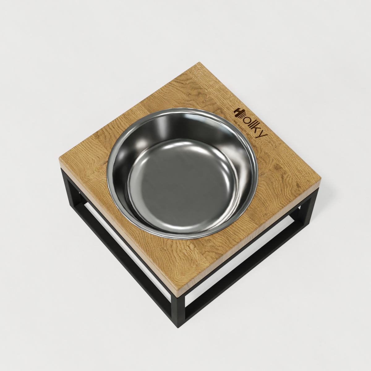 Миска на подставке для кошек и маленьких собак Hollky Base Solo S 0,45 л (S-18187-BLNT) - фото 3 Миска на подставке для кошек и маленьких собак Hollky Base Solo S 0,45 л (S-18187-BLNT) - фото 3
