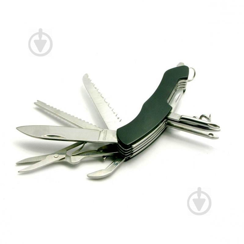 Складной карманный нож STINGER 11в1 Черный (DN27116) Складной карманный нож STINGER 11в1 Черный (DN27116)