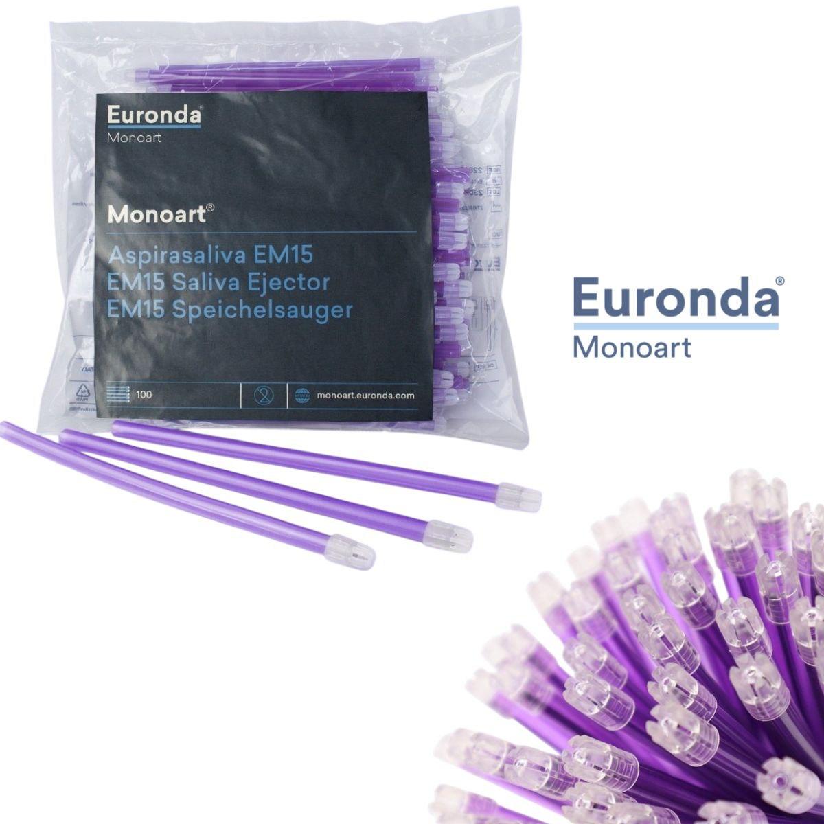 Слиновідсмоктувач Euronda Monoart гнучкі зі знімним наконечником 100 шт. Фіолетовий - фото 2 Слиновідсмоктувач Euronda Monoart гнучкі зі знімним наконечником 100 шт. Фіолетовий - фото 2