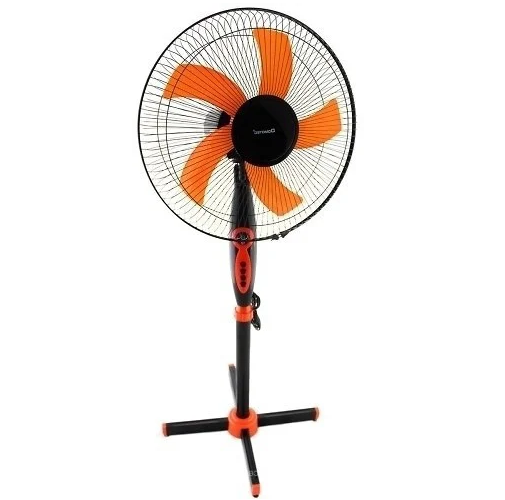Вентилятор напольный Domotec МS-1620 с таймером 40 Вт 220 В Оранжевый