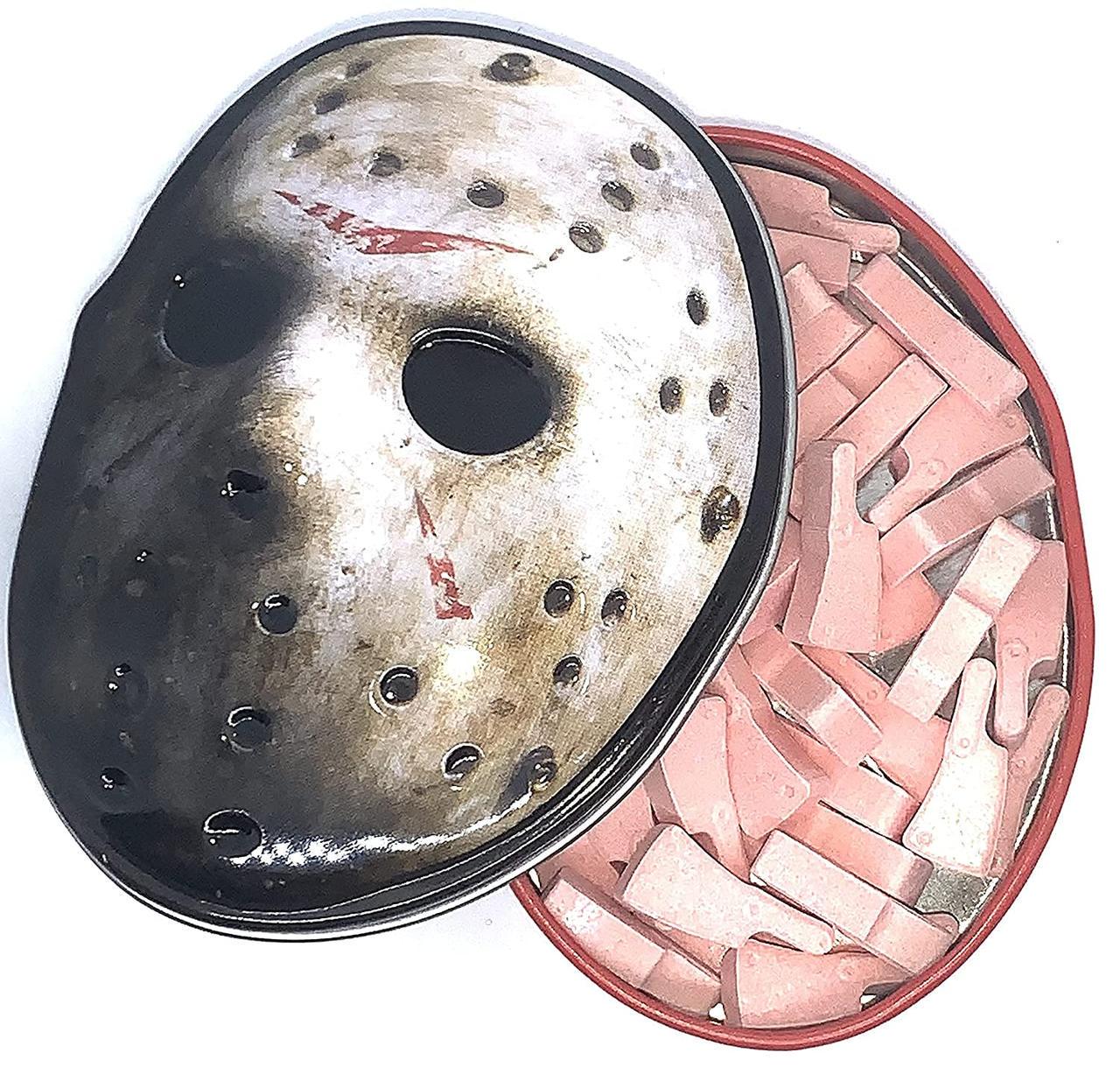 Цукерки у вигляді сокир Boston America Friday The 13th з маскою Джейсона зі смаком кислої вишні 34 г (2351521656)