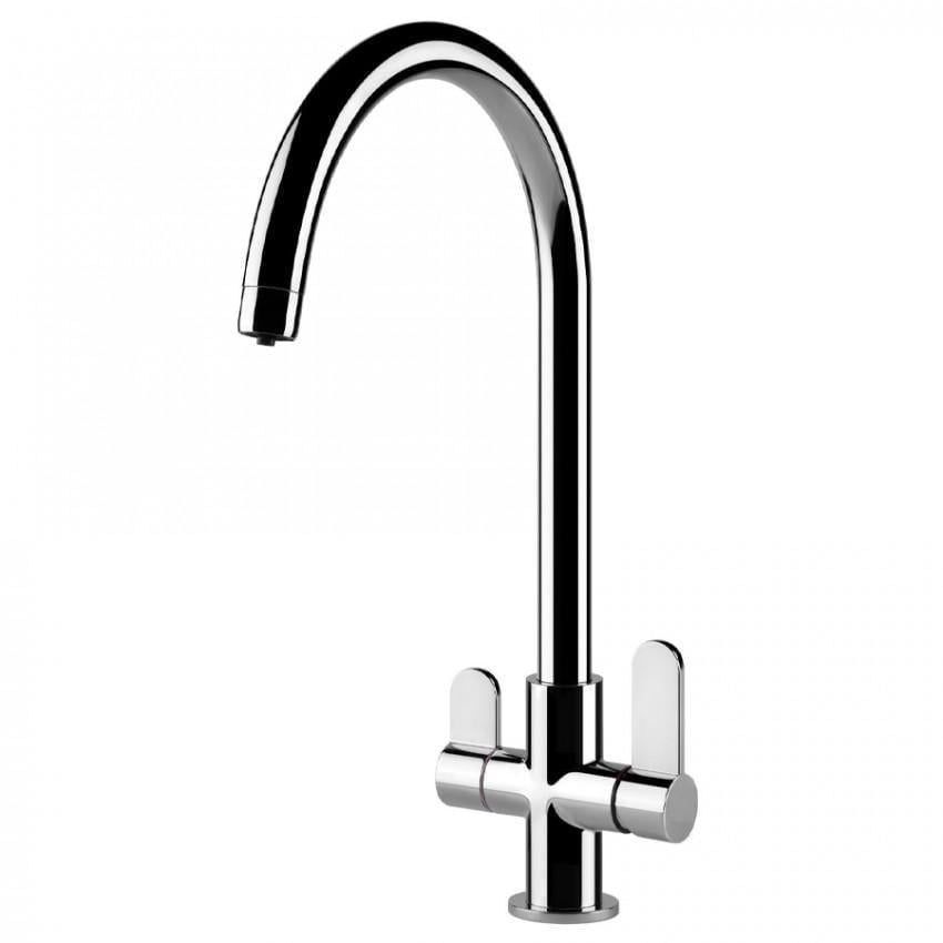 Смеситель кухонный для мойки Gessi Helium Chrome (17947031)