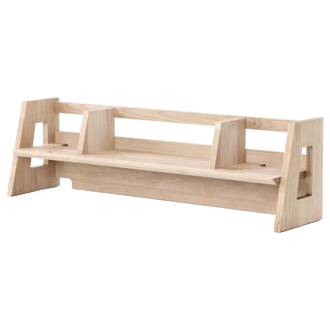 Полка-надстройка настольная из дерева Элвера бланже (АКД-009601)