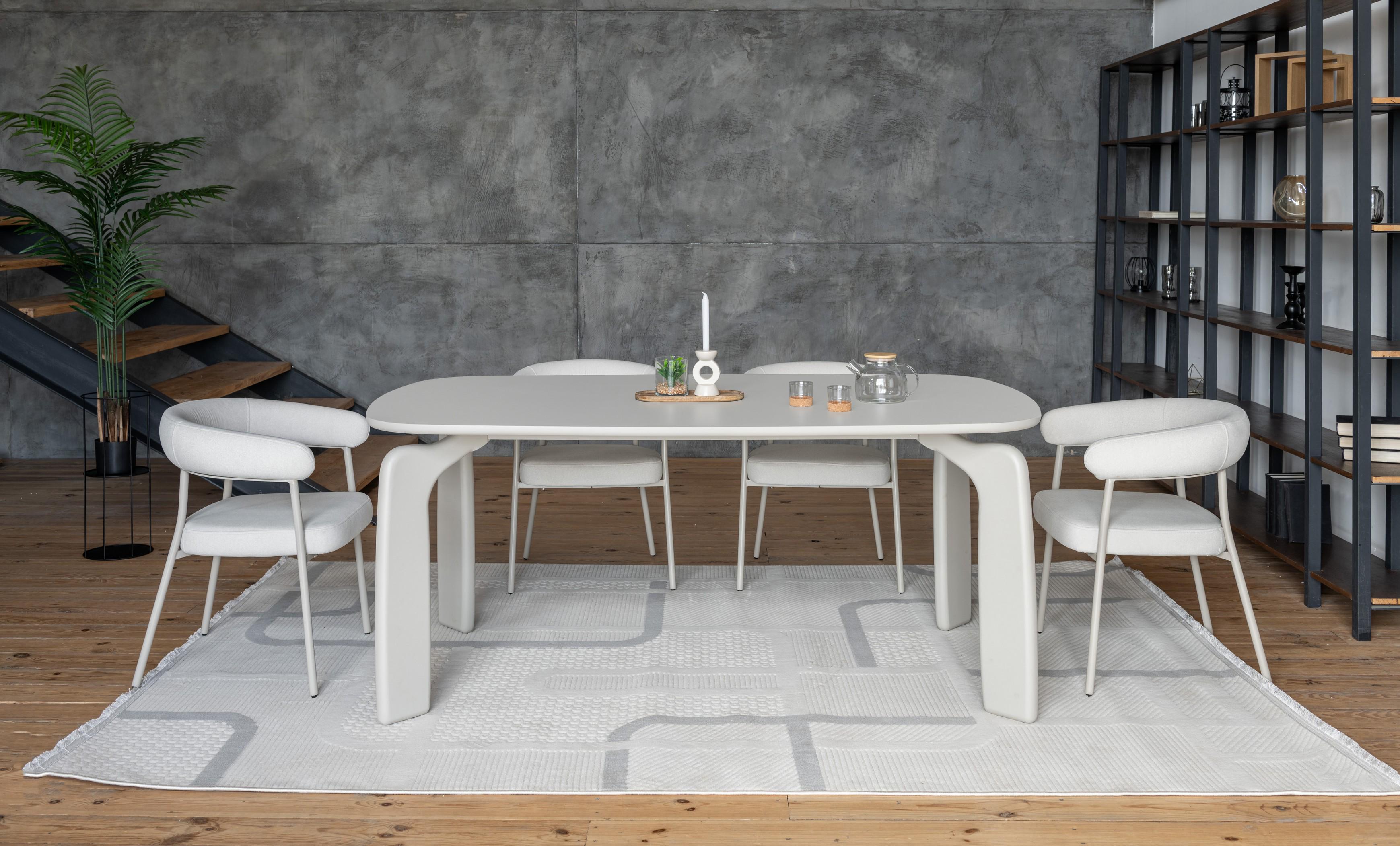 Стіл обідній Марчелло Ветро 1800/1000/760 мм МДФ теплий пісок (TМ-226 ) - фото 8 Стіл обідній Марчелло Ветро 1800/1000/760 мм МДФ теплий пісок (TМ-226 ) - фото 8