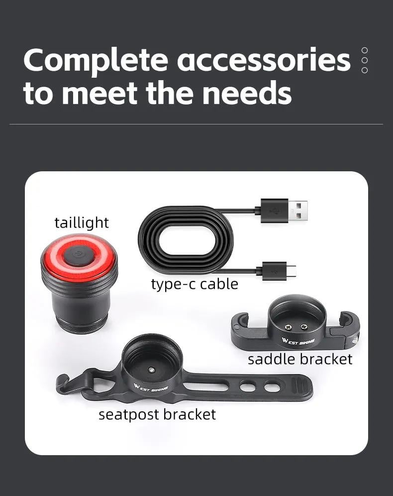 Фонарь задний West Biking STOP-сигнал - фото 10 Фонарь задний West Biking STOP-сигнал - фото 10