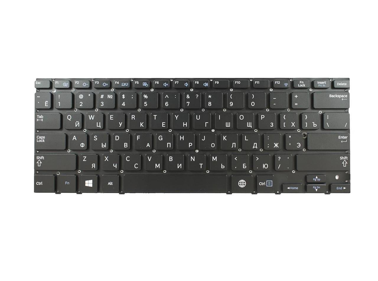 Клавиатура для ноутбука Samsung NP535U3C-A05RU матовая (BA59-03381A)