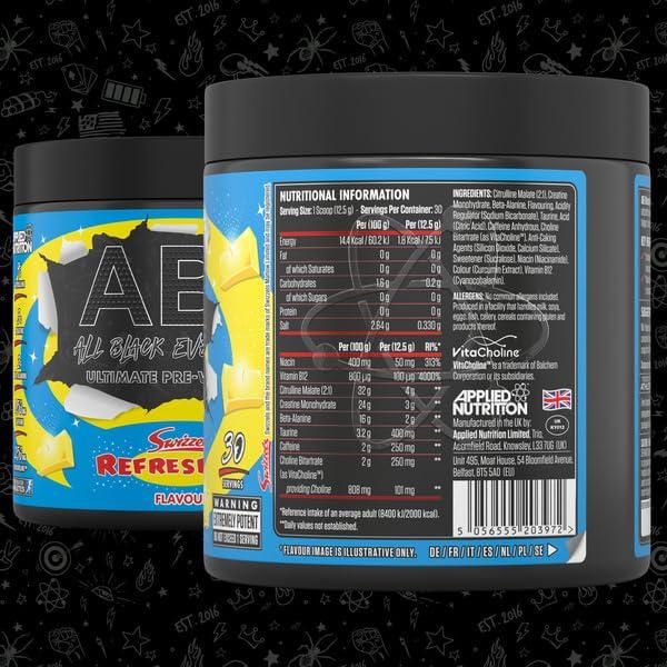 Предтренировочный комплекс Applied Nutrition ABE Refreshers Lemon 315 г - фото 2