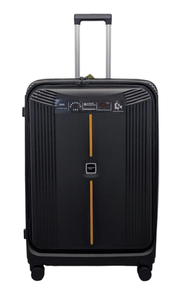 Валіза велика Airtex 647 поліпропілен L Чорний - фото 2