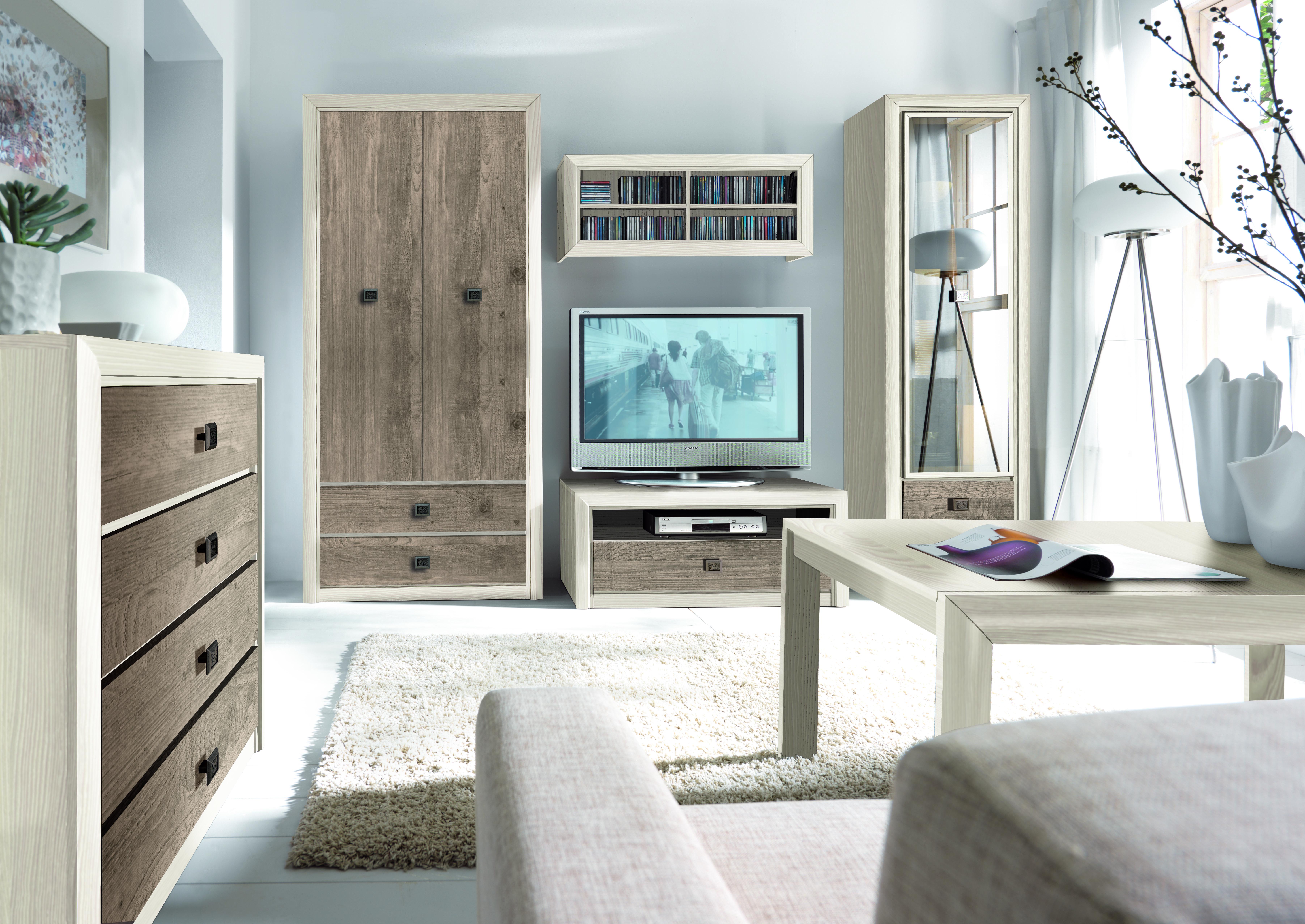 Комод Gerbor KOM4S Коен 2 із ДСП Сосна аризонська/дуб корабельний (8004964) - фото 2