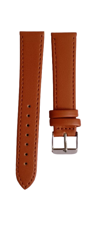 Ремешок для часов кожаный гладкий 18 мм L-170 мм Светло-коричневый (3735) Ремешок для часов кожаный гладкий 18 мм L-170 мм Светло-коричневый (3735)