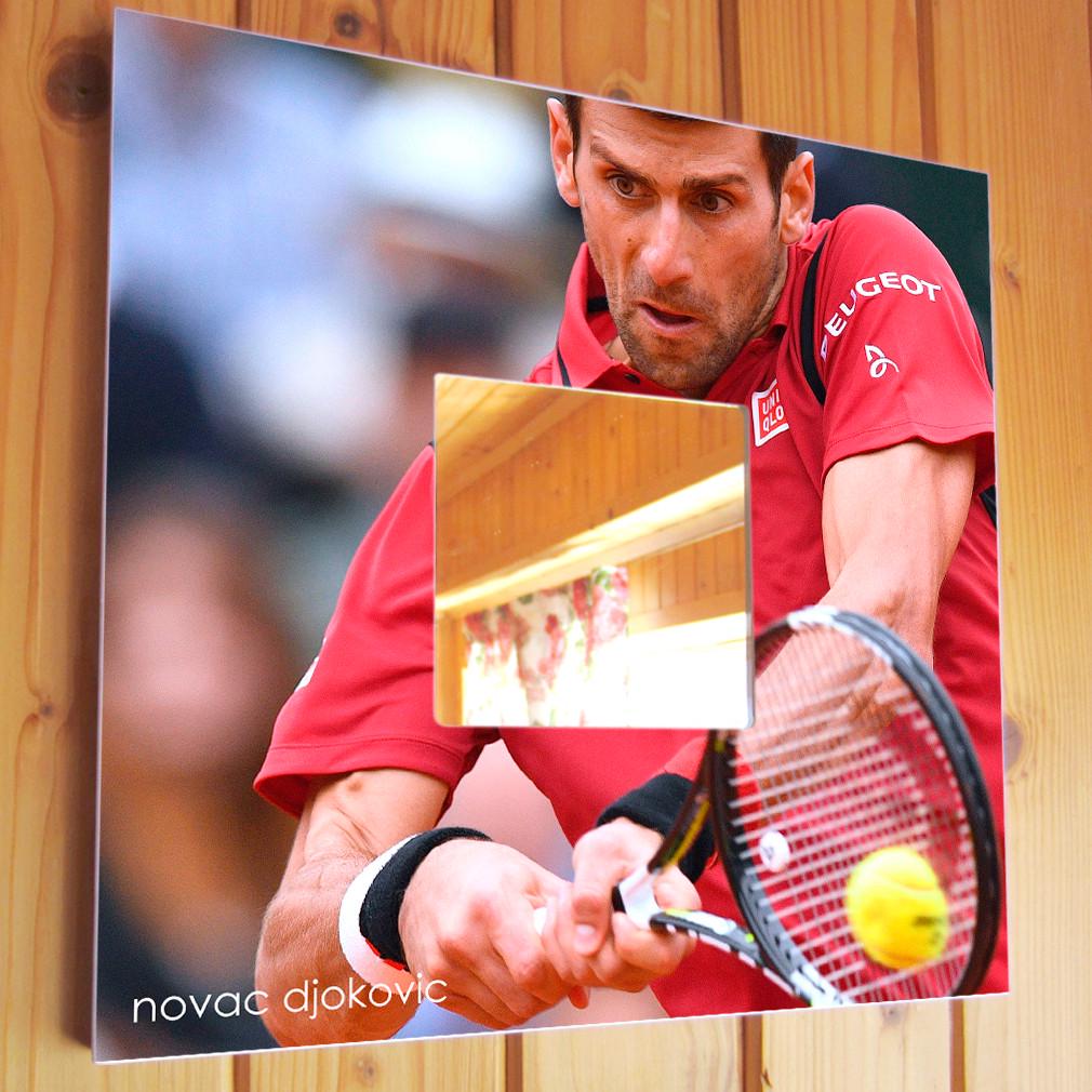 Зеркало декоративное Novak Djokovic 260х260 мм (M01507)