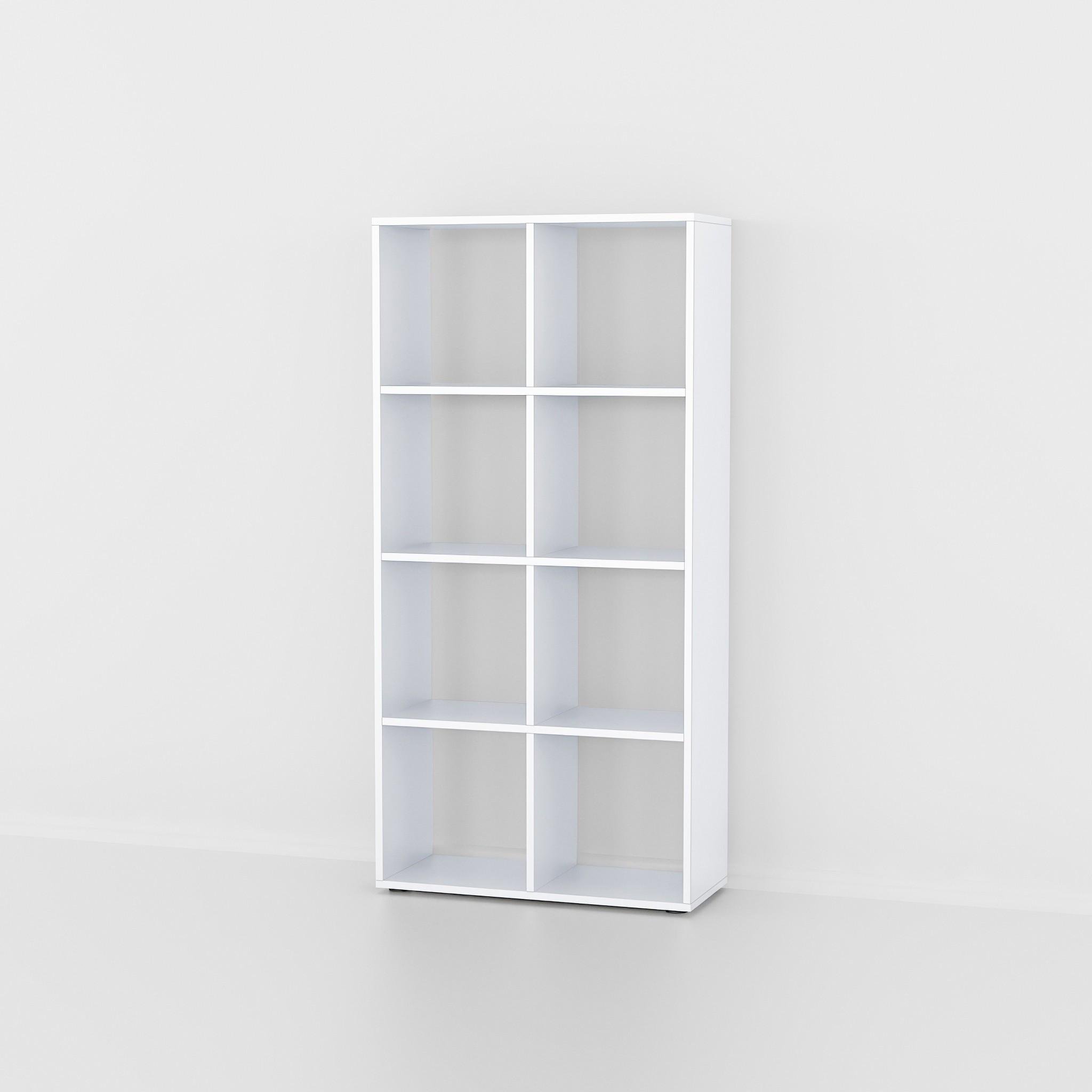 Стелаж для книг та декору на 8 комірок GP-17 720х230х1430 мм Білий - фото 3