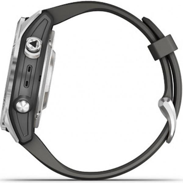 Смарт-годинник Garmin Fenix 7S Pro Solar Silver Band Graphite (010-02776-00/01) - фото 5 Смарт-годинник Garmin Fenix 7S Pro Solar Silver Band Graphite (010-02776-00/01) - фото 5