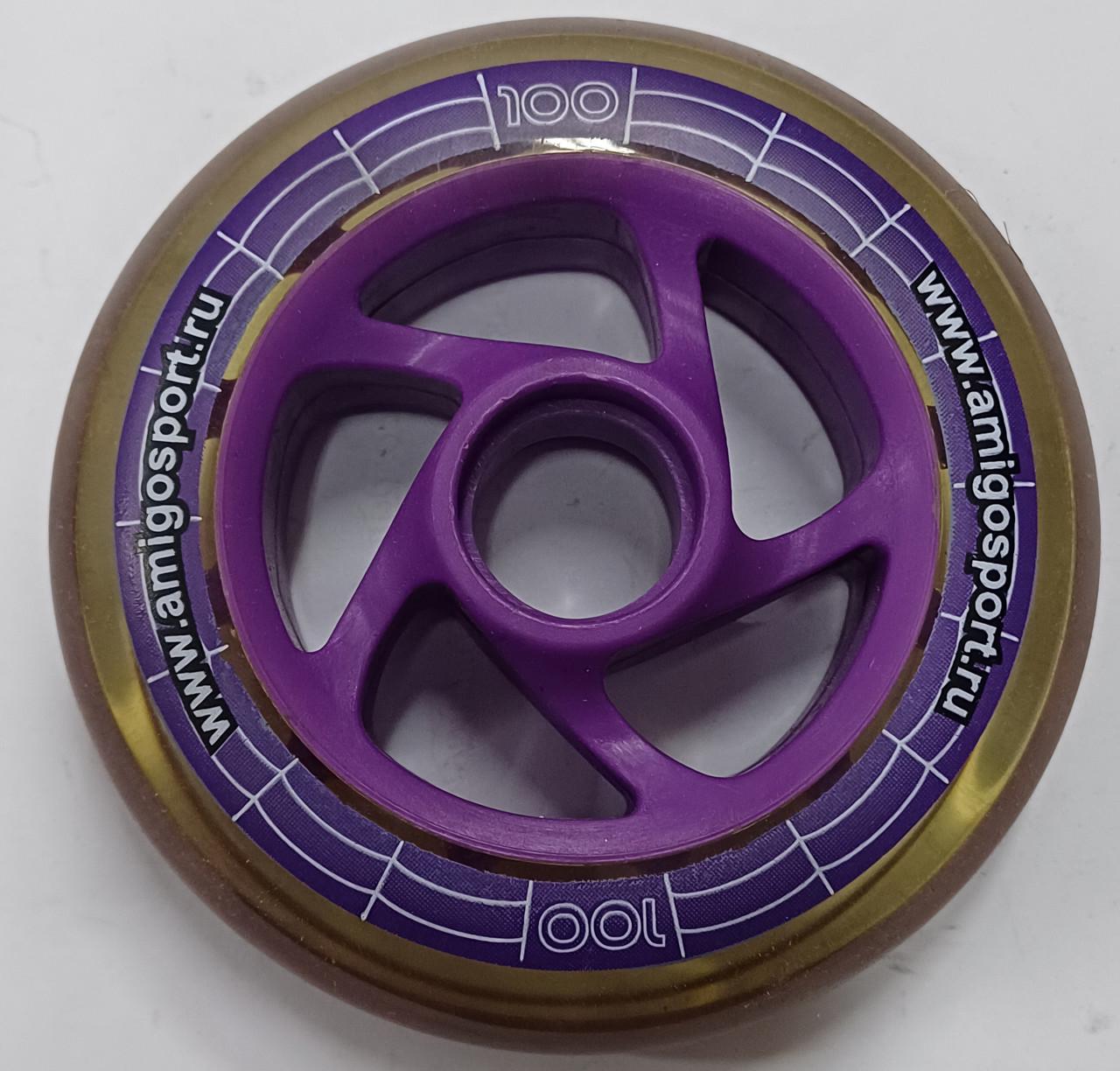 Колеса для самоката AmiGo Scooter Wheel 100х24 мм Фіолетовий