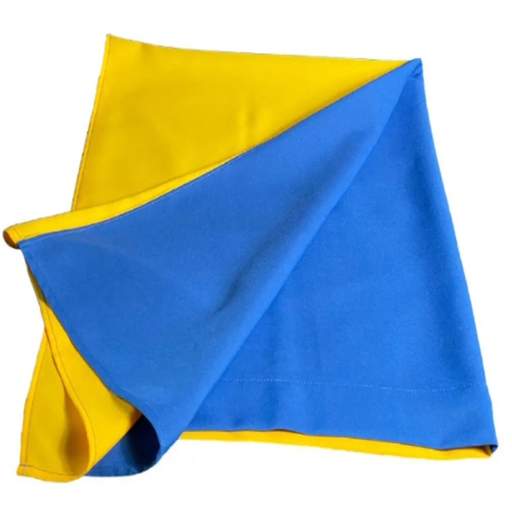 Флаг Украины Kayfovo из габардина 90х135 см наружный Сине-желтый (28727) - фото 4 Флаг Украины Kayfovo из габардина 90х135 см наружный Сине-желтый (28727) - фото 4