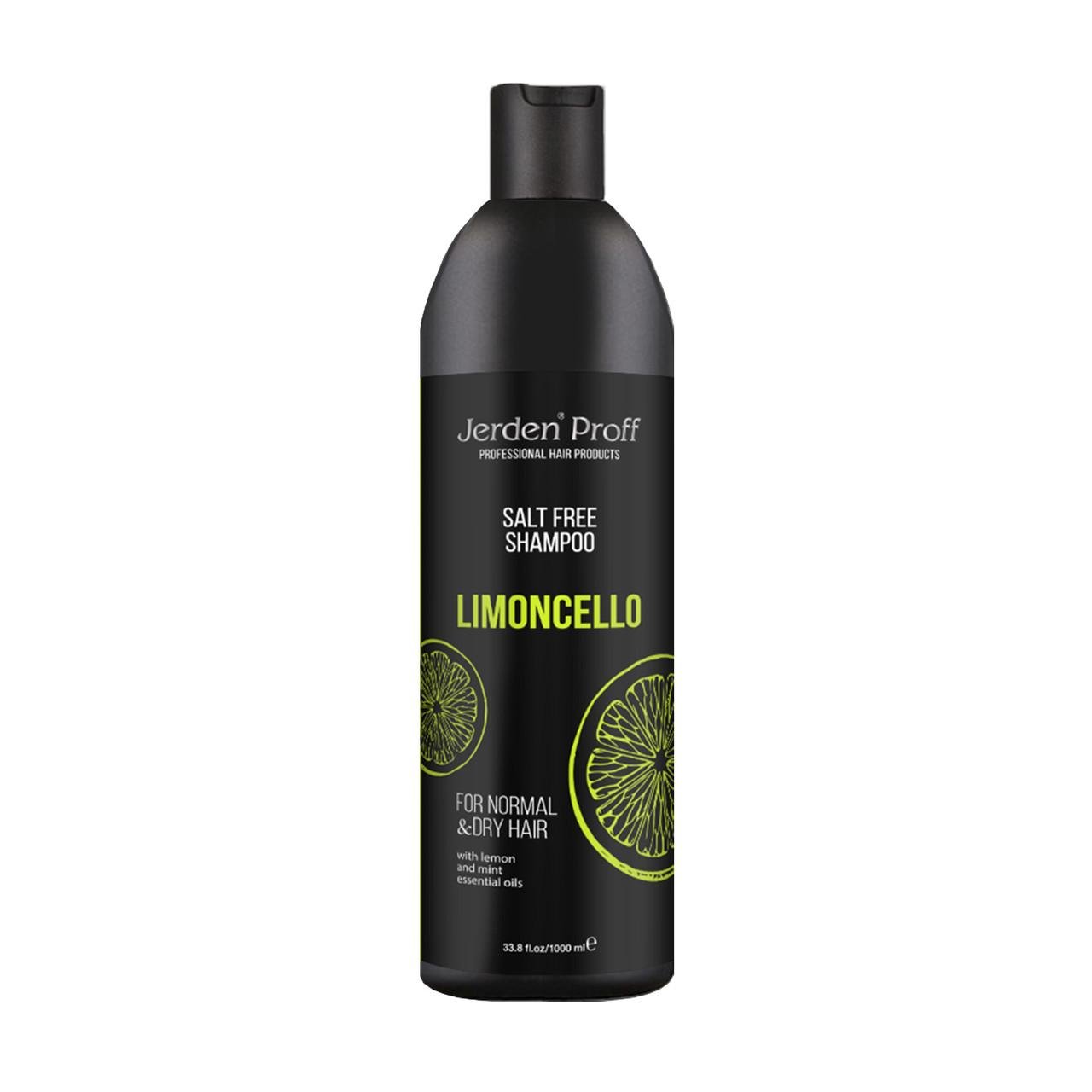 Бессолевой шампунь для волос JERDEN PROFF SHAMPOO Limoncello Salt Free Shampoo 1000 мл