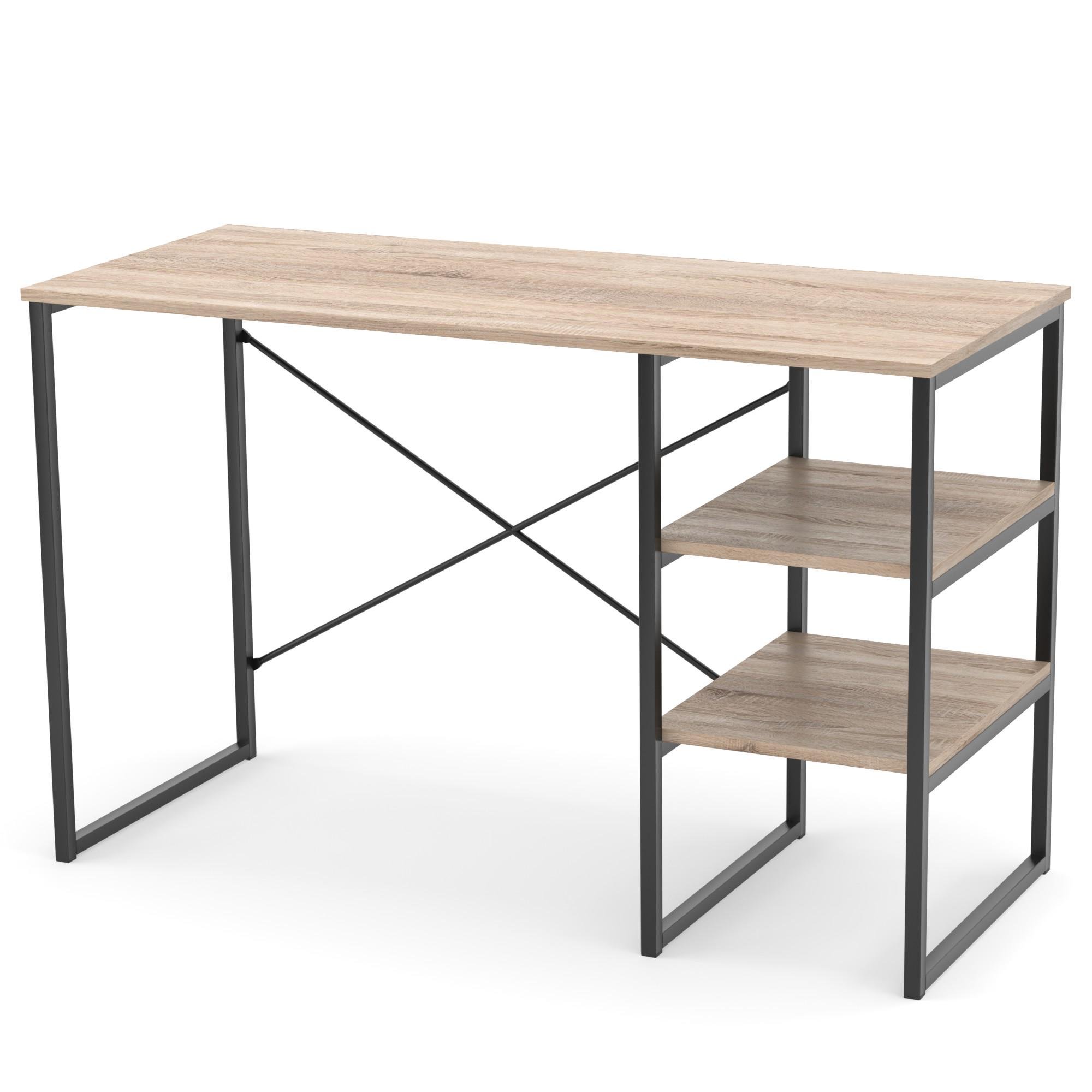 Письменный стол Неман ВАРН 1180х580 Дуб сонома/Черний