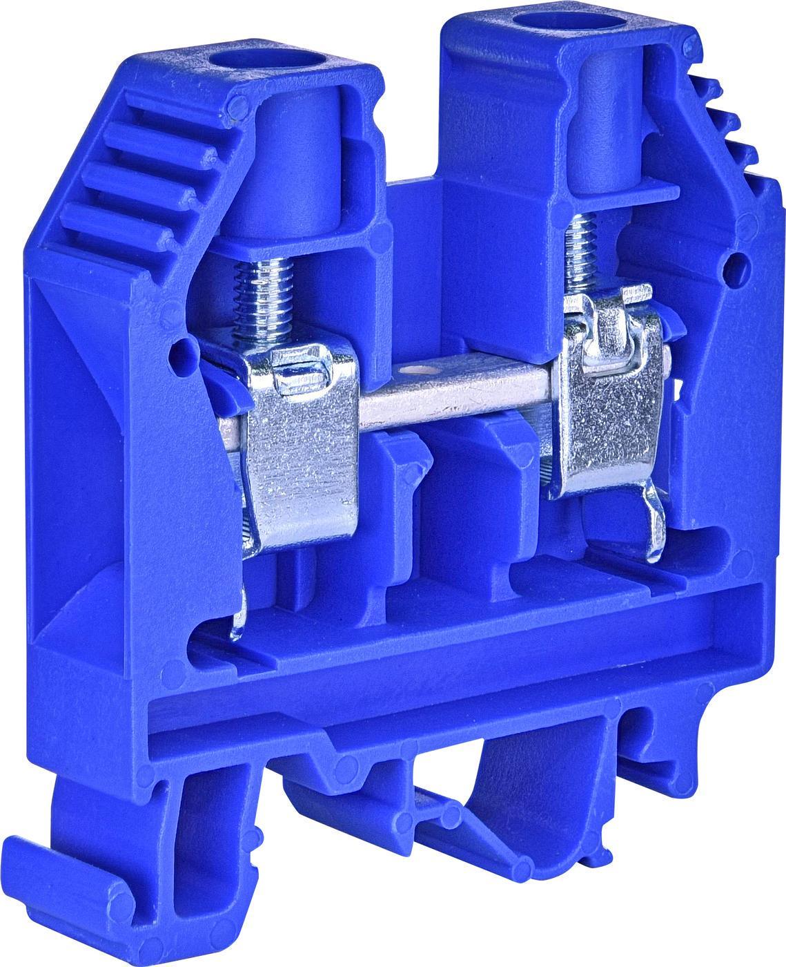 Клема гвинтова-нейтральна ETI VS 16 PA N 16 мм2 Синій (3901130)