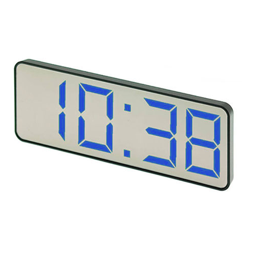 Часы настольные сетевые VST-898-5 USB с синим циферблатом (589555) Часы настольные сетевые VST-898-5 USB с синим циферблатом (589555)