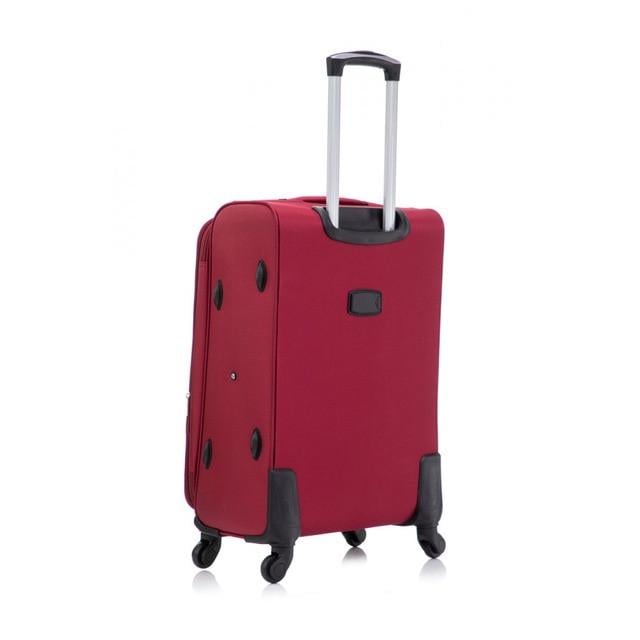 Валіза Bonro Tourist 4 колеса велика Вишневий (2761308523) - фото 4