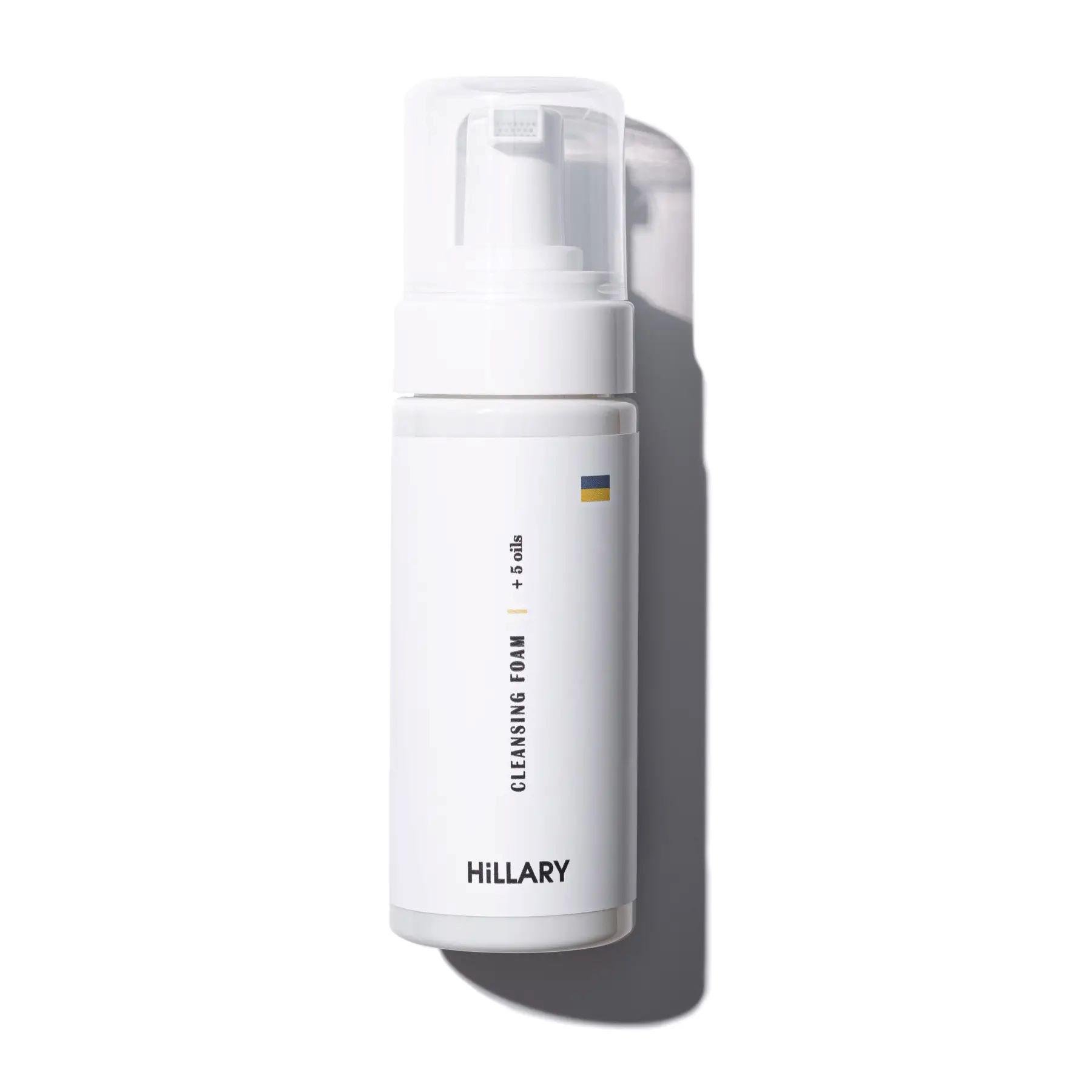 Пенка очищающая Hillary Cleansing Foamwith 5 oils для нормальной кожи (HI-08-024)