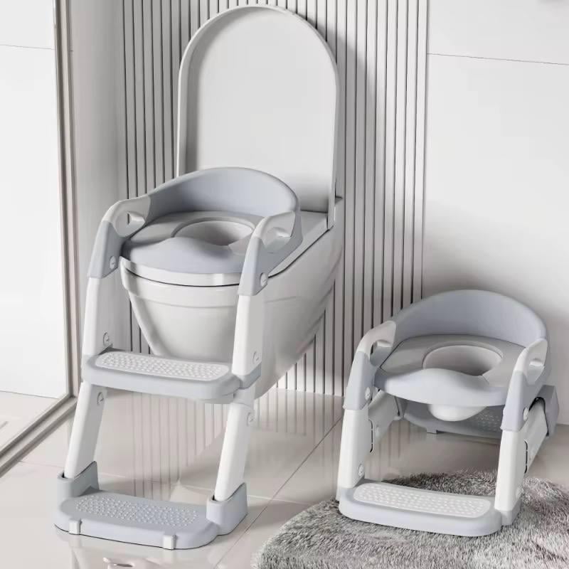 Сиденье детское 2в1 на унитаз со ступеньками - фото 2 Сиденье детское 2в1 на унитаз со ступеньками - фото 2