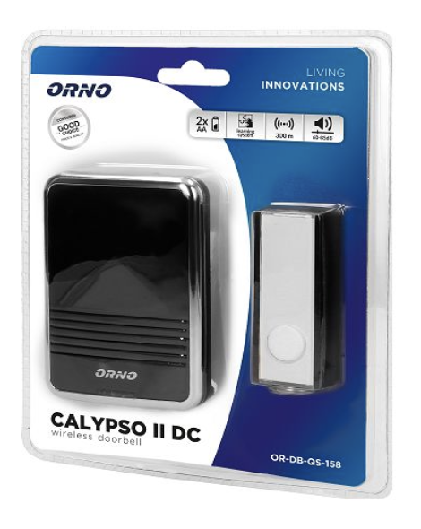 Звонок дверной ORNO CALYPSO II DC 36-тоновый беспроводной (OR-DB-QS-158)