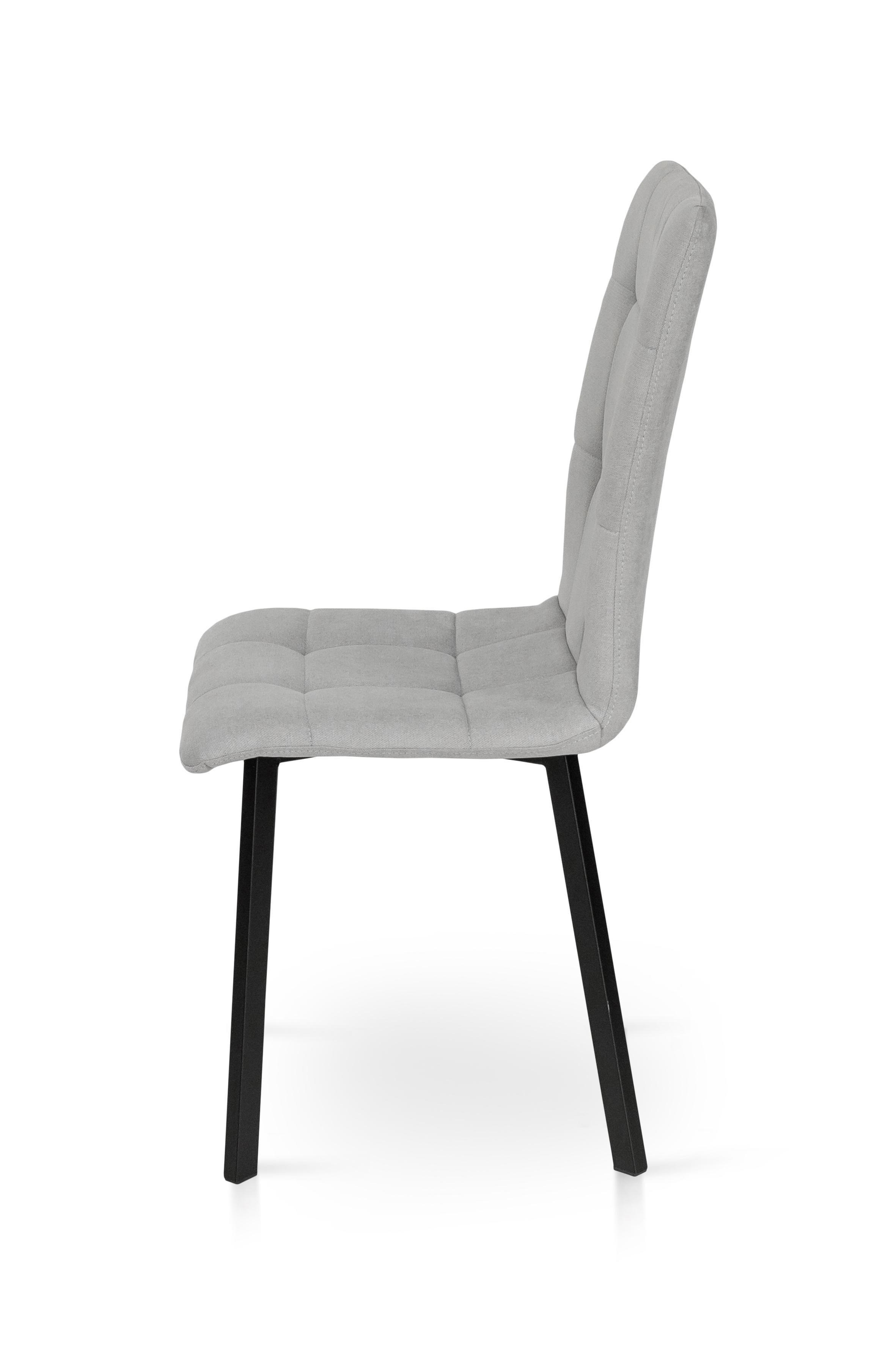 Стілець для кухні та вітальні Фіджи Трініті 450х960х530 мм Чорний/Світло-сірий (GAА0056037) - фото 3 Стілець для кухні та вітальні Фіджи Трініті 450х960х530 мм Чорний/Світло-сірий (GAА0056037) - фото 3