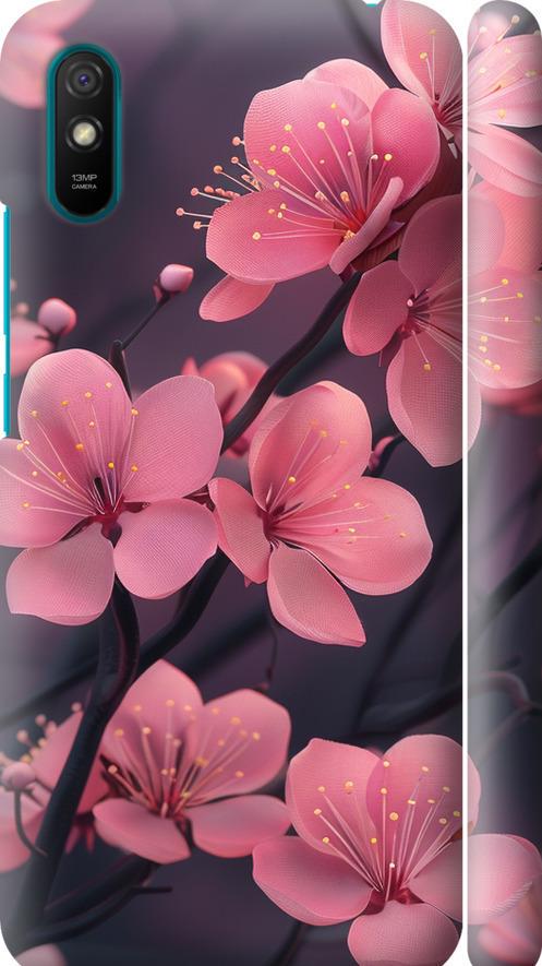 Чехол на Xiaomi Redmi 9A Пурпурная сакура (6075m-2034-42517)