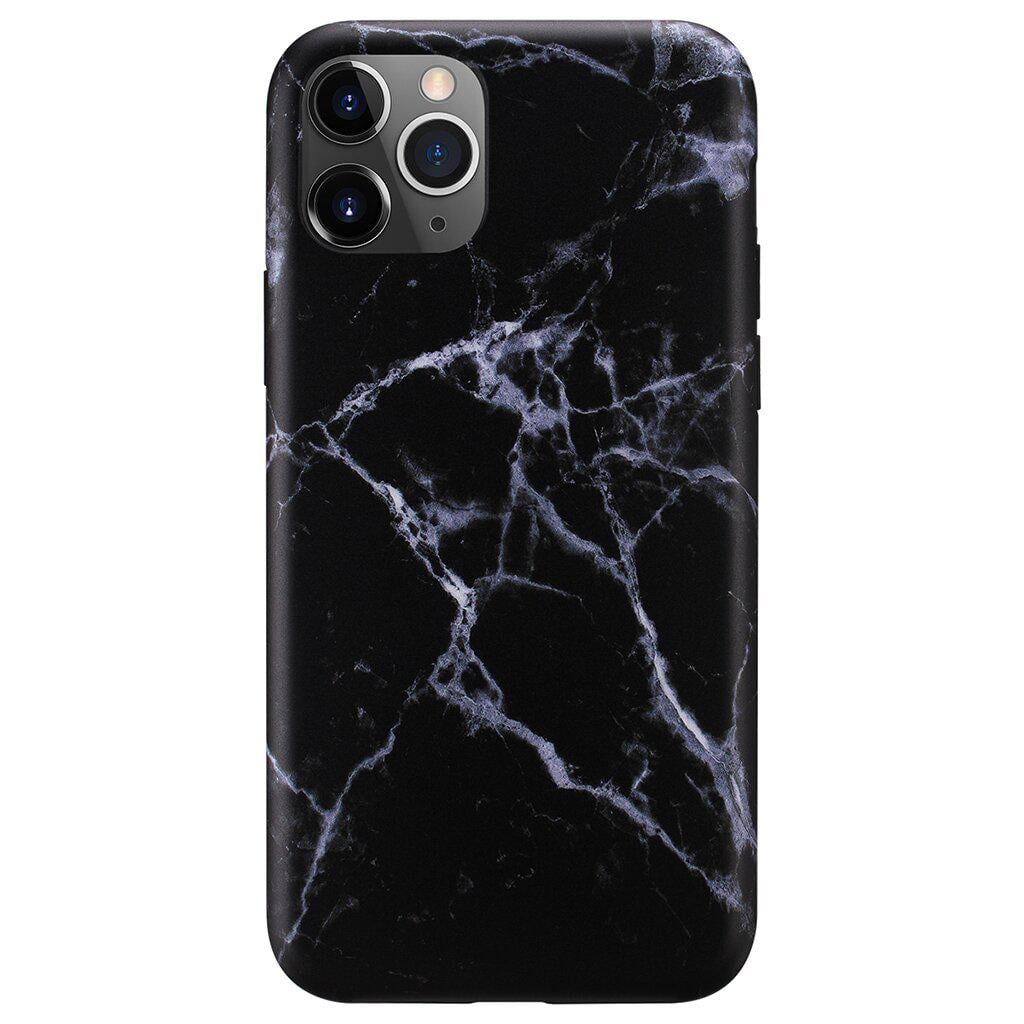 Чехол для iPhone11 мраморный Черный