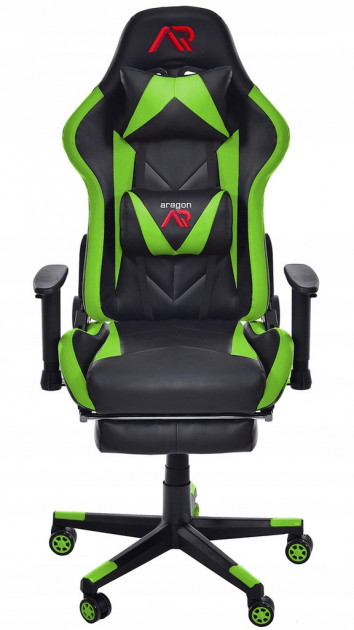 Кресло геймерское Jumi Aragon Черно-зеленый