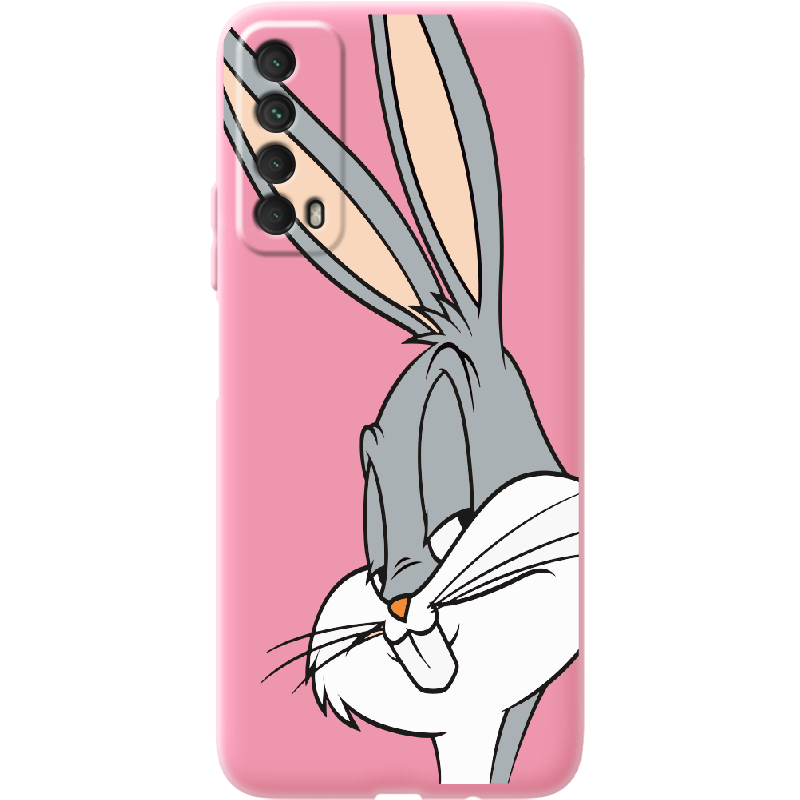 Чехол Boxface Huawei P Smart 2021 Lucky Rabbit Розовый силикон (41133-bk81-41821)