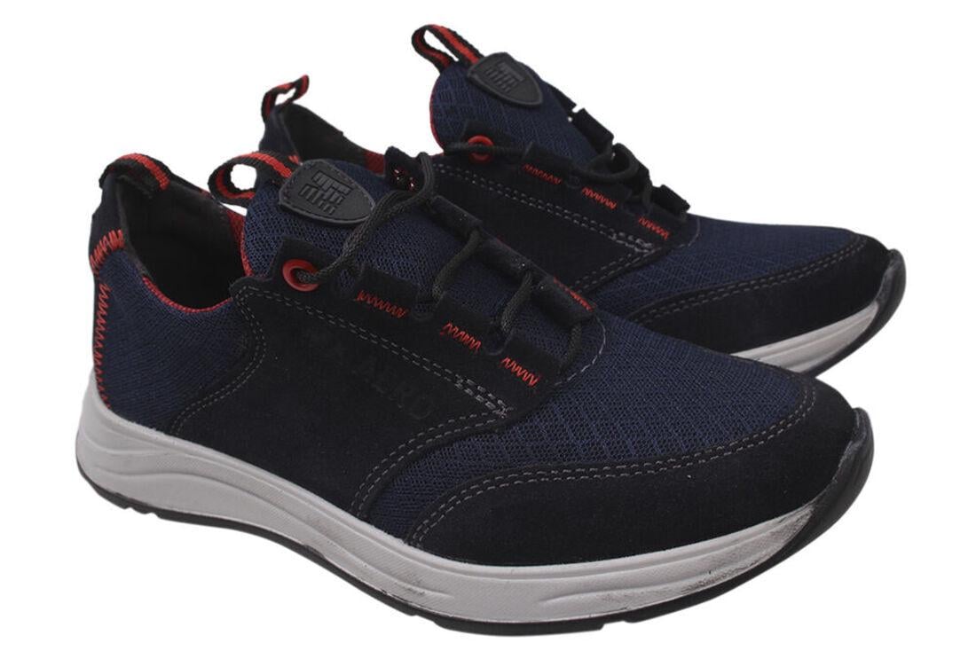 Туфли мужские Maxus Shoes из текстиля р. 39 Синий (48-20DTS)