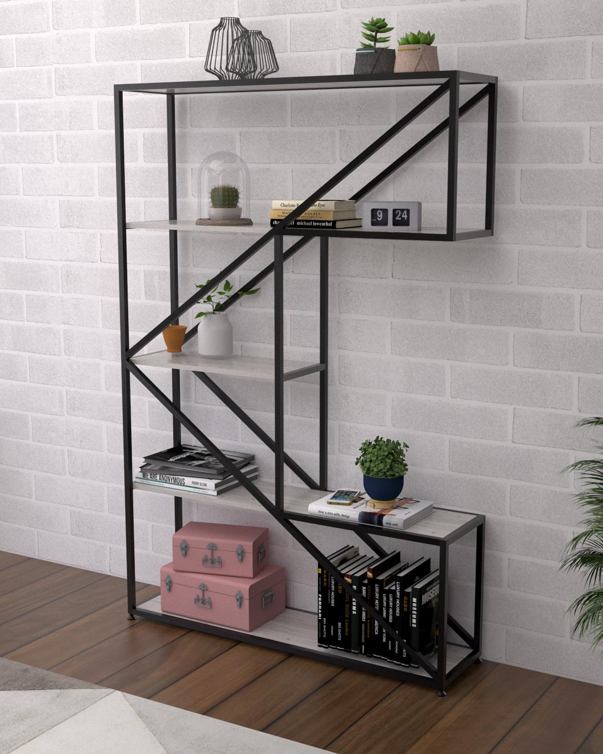 Стелаж EcoLoft Віадо DSP-1324-2 в стилі лофт Дуб Кортона (31269510)