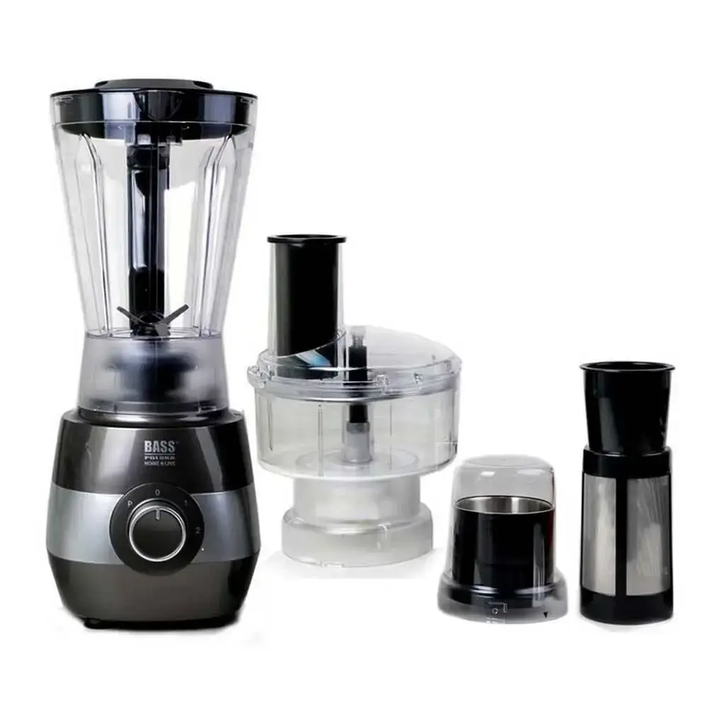 Блендер чашечный Bass Polska BH 10225 5в1 с мясорубкой и измельчителем 800 Вт (10225)
