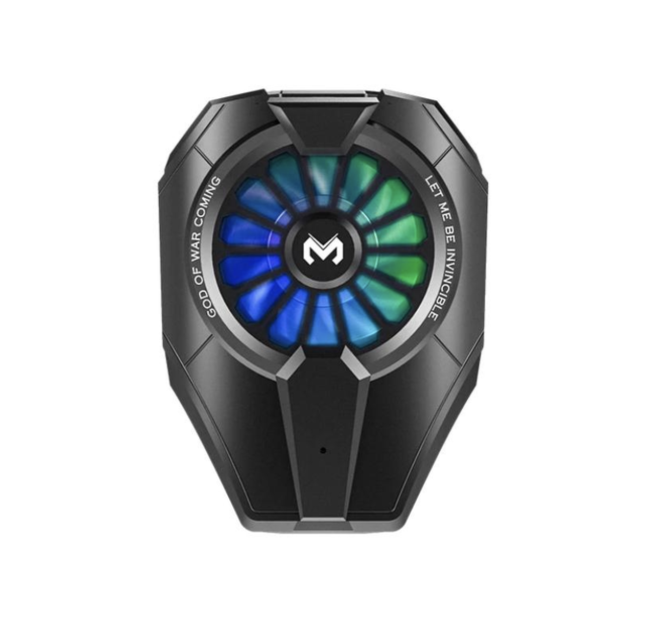 Вентилятор для телефона Dobe MEMO с RGB и элементом пельтье 06 Черный (432992147)