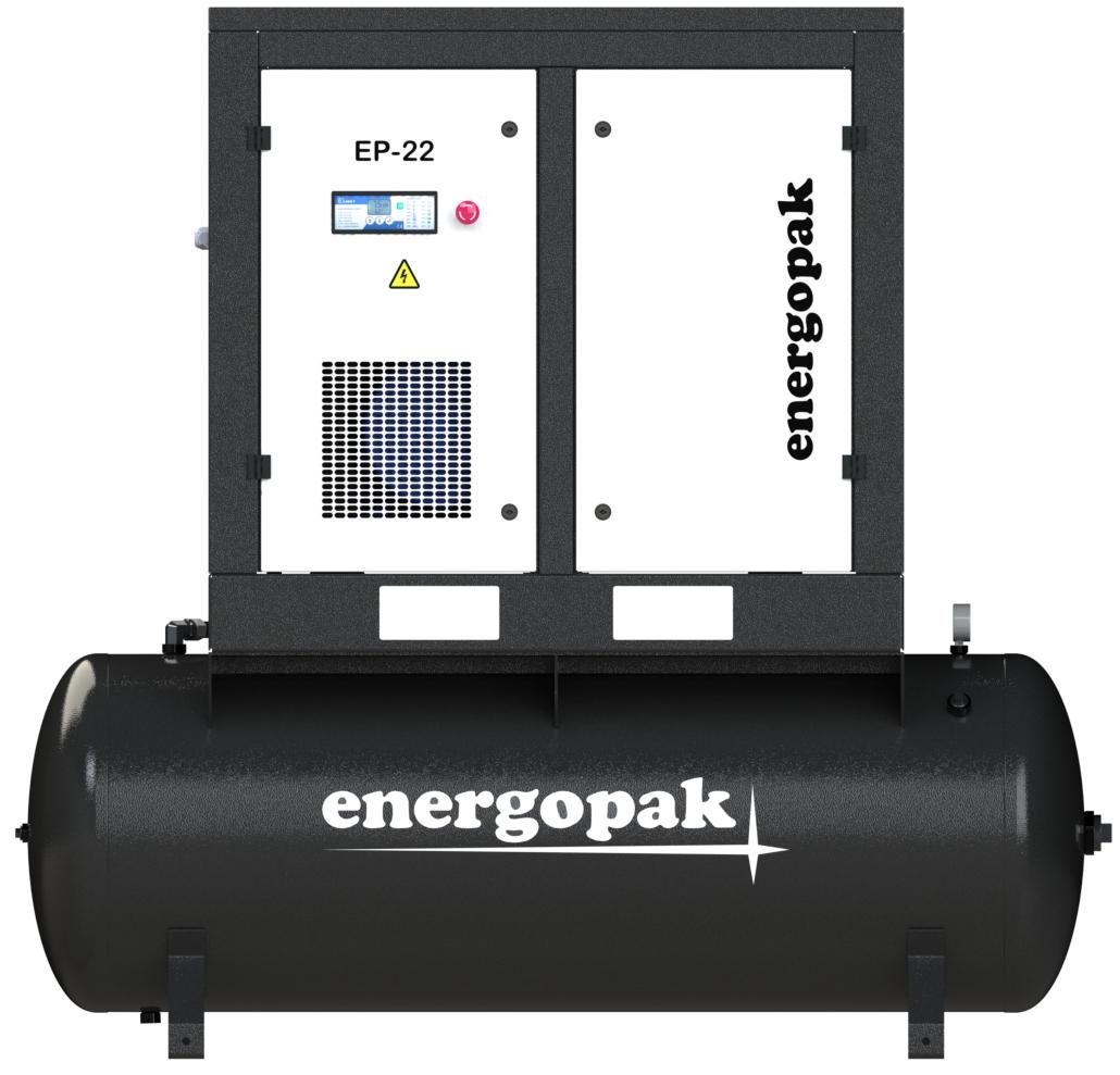 Компрессор винтовой Energopak EP 22-T270 с ресивером 270 л 3,6 м3/мин 7,5 бар 22 кВт - фото 2