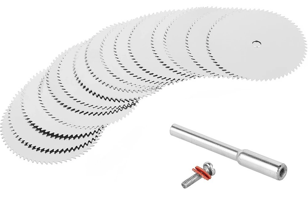 Набір пильних дисків для гравера з тримачем 15 шт. (1813183586)