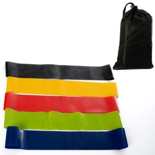 Эспандер для фитнеса MS 1967 с чехлом 5 шт. Эспандер для фитнеса MS 1967 с чехлом 5 шт.