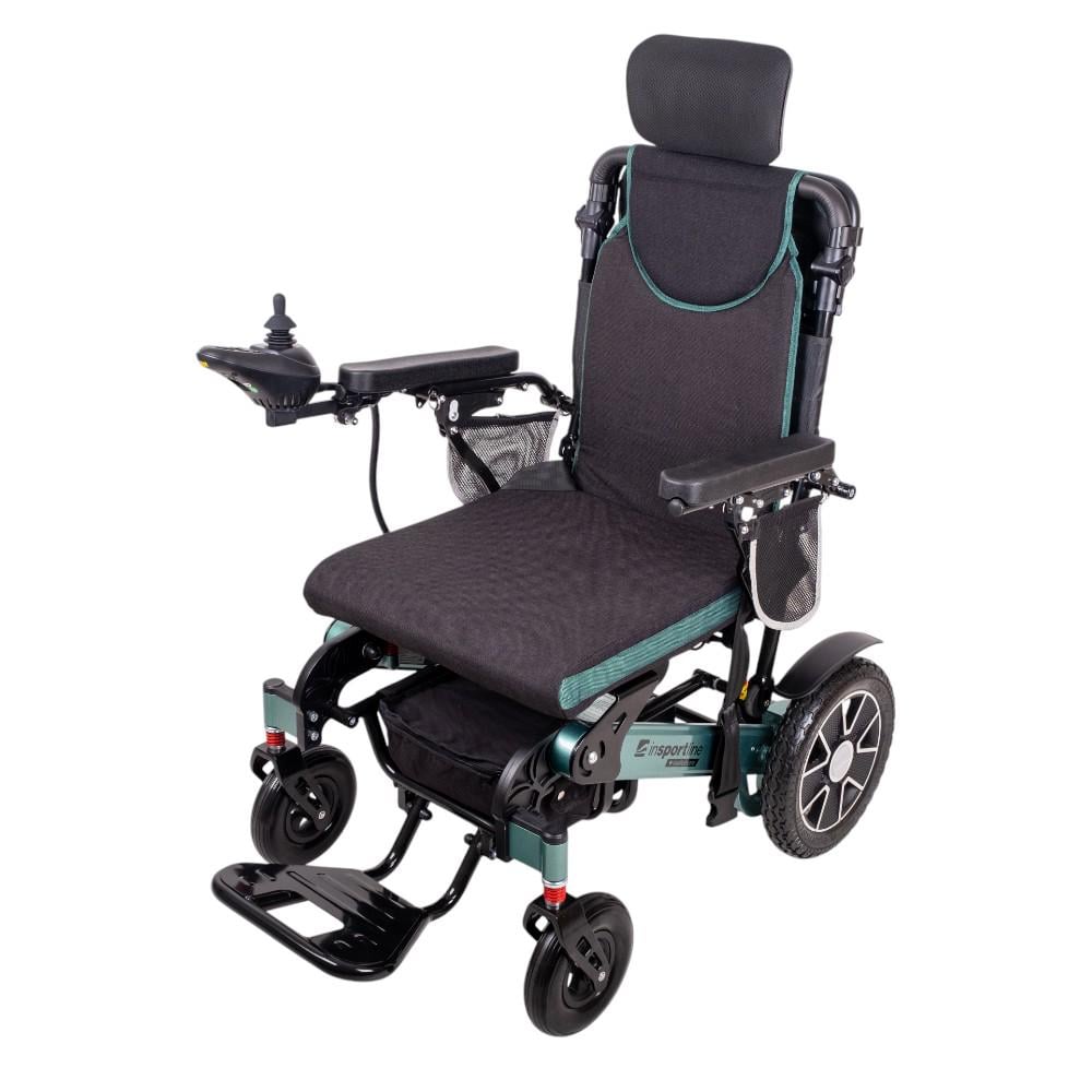 Візок електричний inSPORTline інвалідний Hawkie Evo Plus з регульованою спинкою 700 Вт