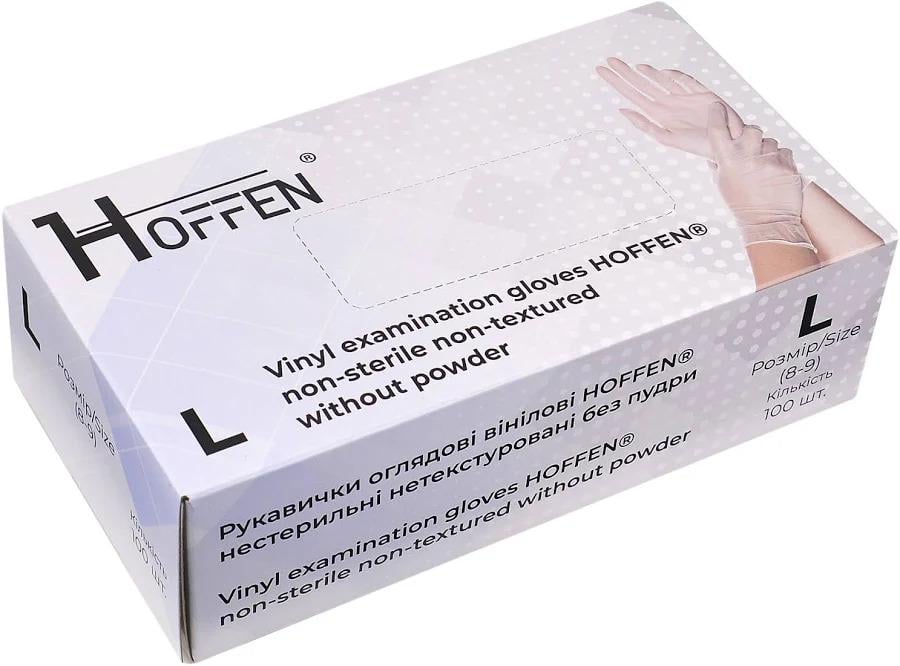 Перчатки HOFFEN прозрачные виниловые L (34113187)
