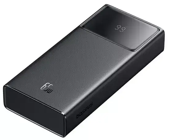 Зовнішній акумулятор BASEUS Star-Lord Digital Display Fast Charging Power Bank 20000mAh 65W Black