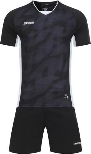 Комплект футбольной формы Europaw 027 M Черно-белый (Europaw800)