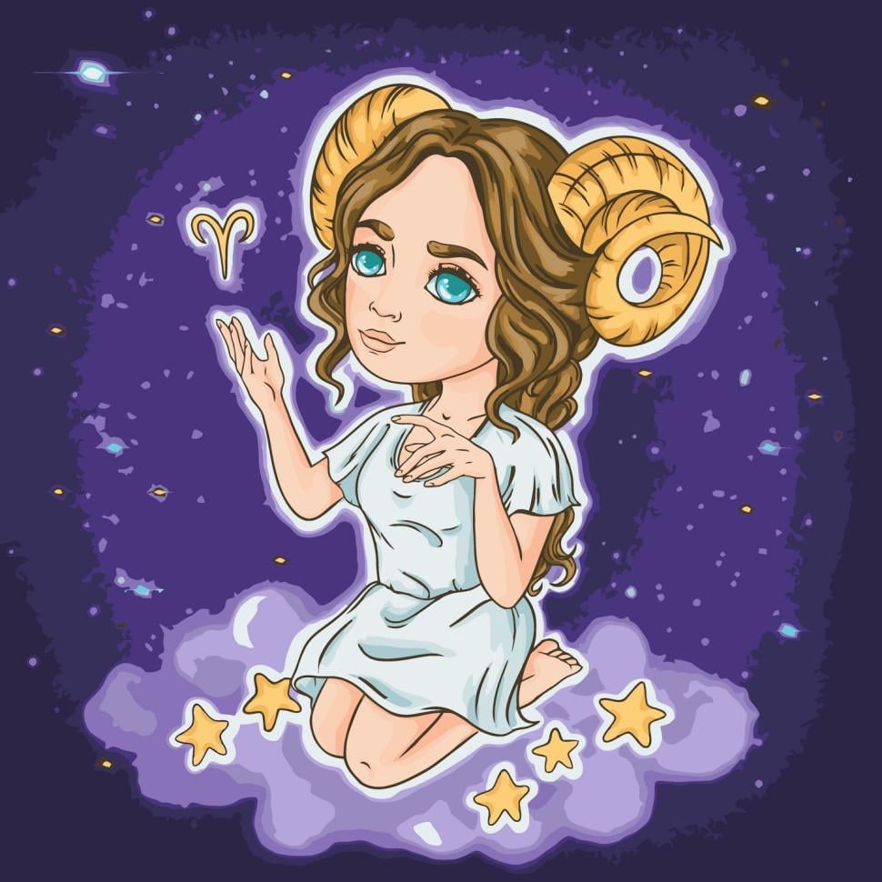 Картина по номерам ART CRAFT Знаки зодиака Овен 40х40 см