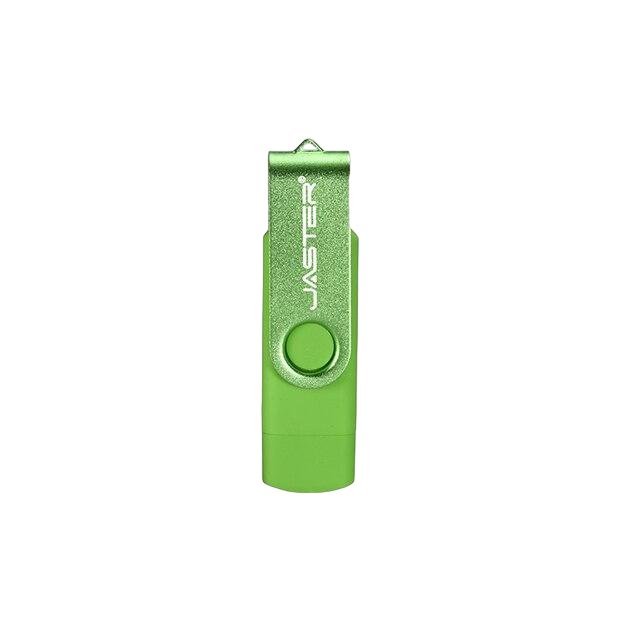 Флеш-пам'ять Jaster 64 Gb 2.0 OTG USB Flash Drive Зелений (1737463157) - фото 1