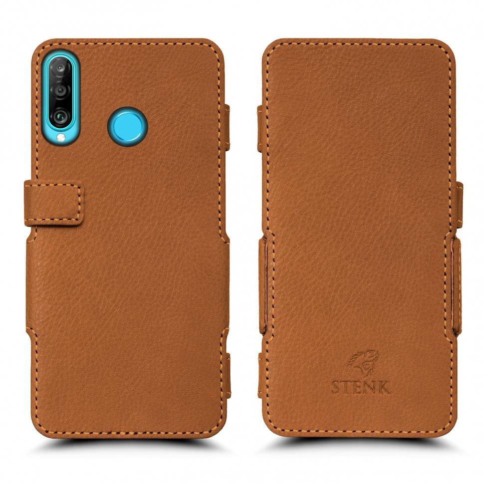 Чехол книжка Stenk Prime для Huawei P30 Lite Camel (63645)