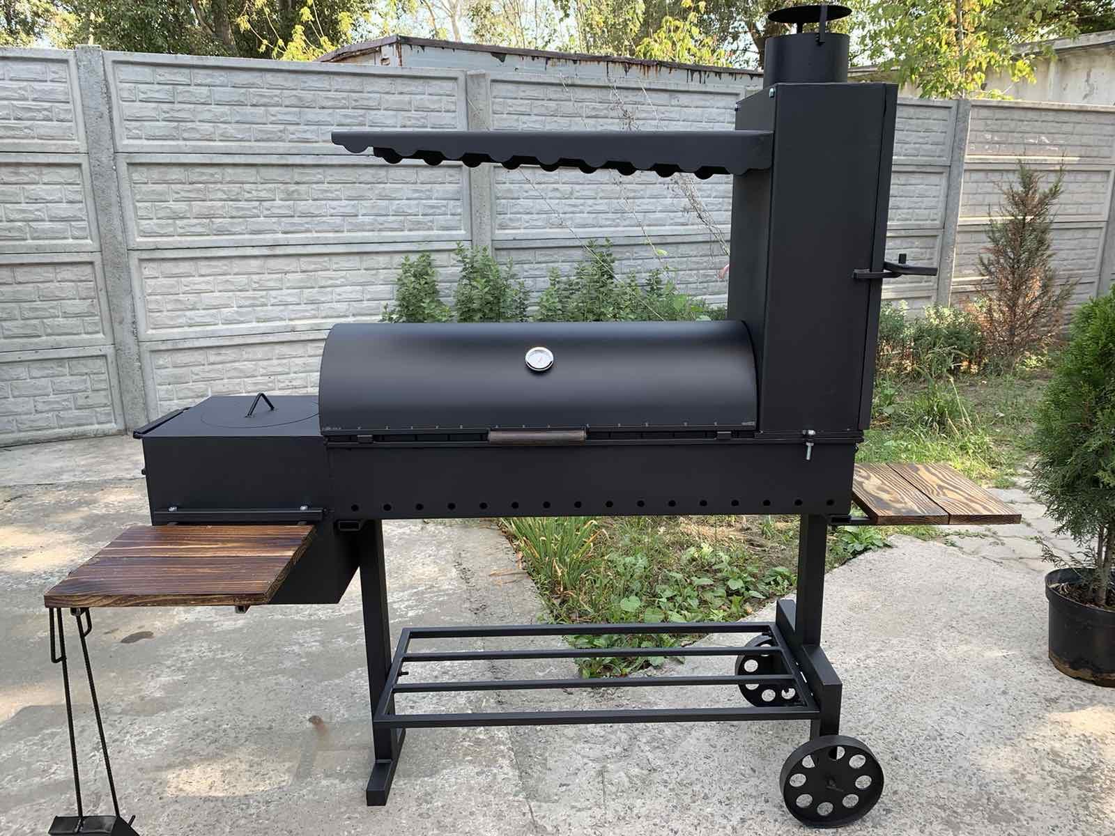 Мангал-барбекю Tiger з коптильнею (22870006) - фото 2 Мангал-барбекю Tiger з коптильнею (22870006) - фото 2