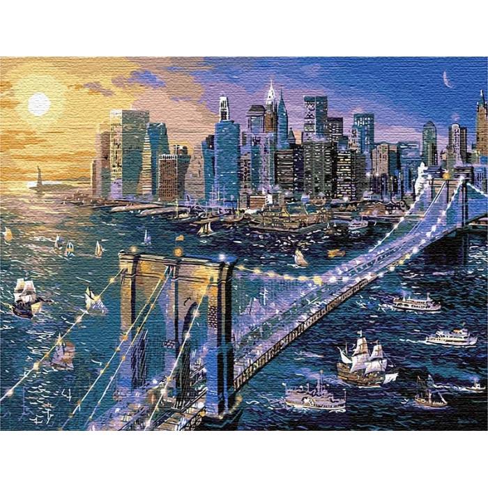 Картина по номерам Ідейка Большое Яблоко 50х65 см (KHO12170)