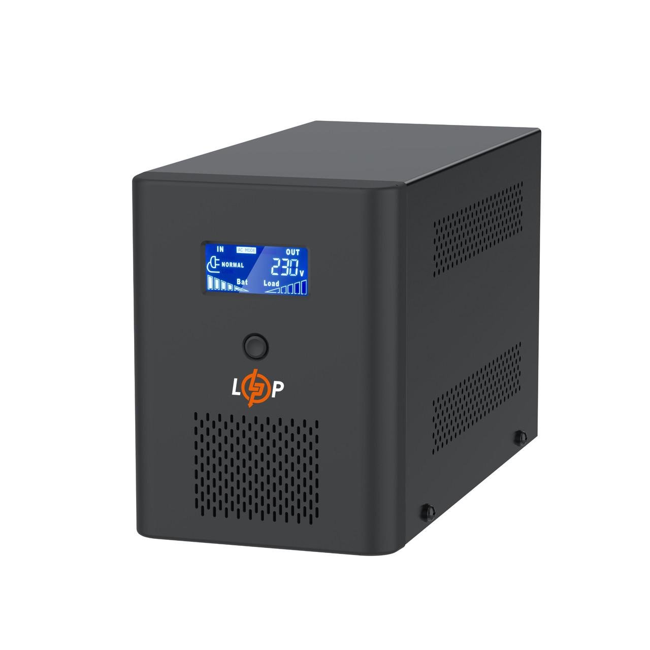 Джерело безперебійного живлення LogicPower LPE-B-PSW-800VA/500 Вт 10A з правильною синусоїдою 12V (29190425) - фото 1 Джерело безперебійного живлення LogicPower LPE-B-PSW-800VA/500 Вт 10A з правильною синусоїдою 12V (29190425) - фото 1